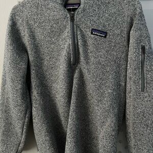 Patagonia Men's Zip-Up Sweater in Heather Gray